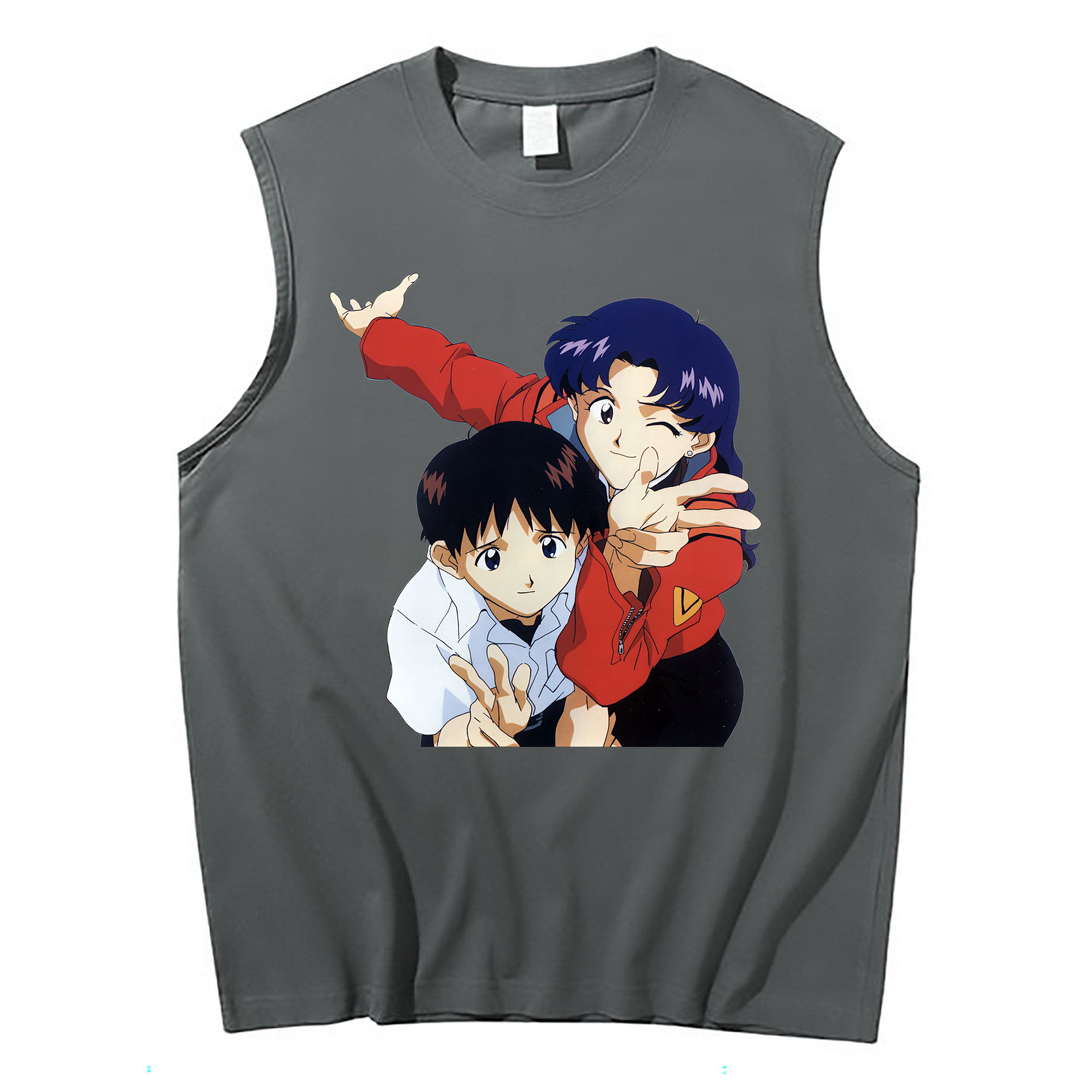 （画像用） EVA 新世紀エヴァンゲリオン コットン100％タンクトップ（フロントプリント）